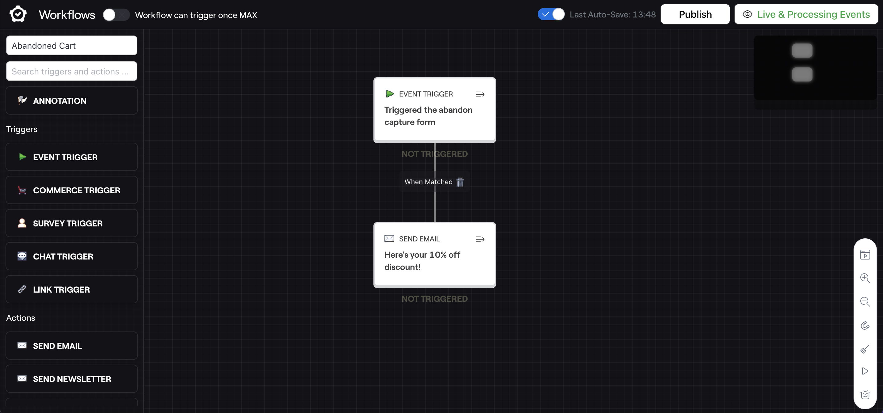 Abandoned Cart - Complete Workflow