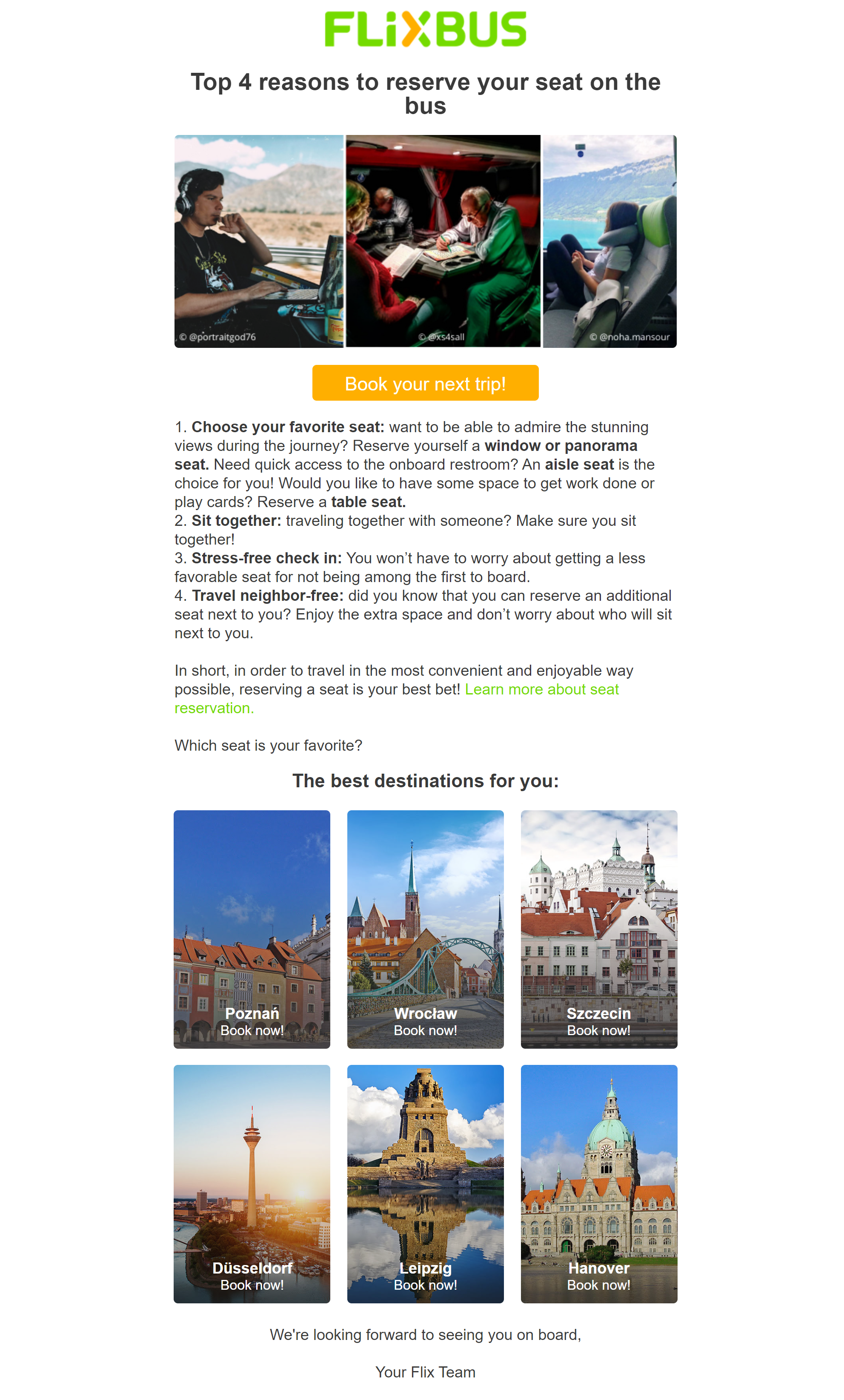 Flixbus email marketing